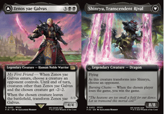 Zenos yae Galvus // Shinryu, Transcendent Rival - Foil - Extended Art
